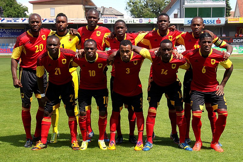 ANGOLA FOOTBALL TEAM.