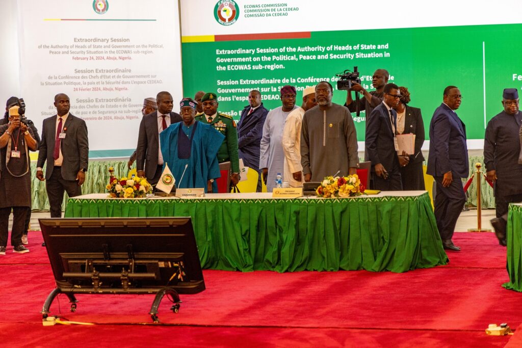 ECOWAS LIFTS SANCTIONS