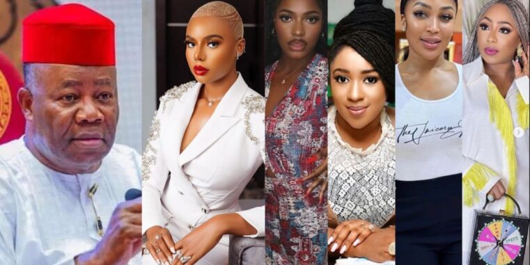 Senate-president-Godswill-Akpabio-reportedly-accused-of-chopping-the-works-of-Ini-Edo-Nancy-Isime-Hilda-Baci-Dakore-Egbuson-and-others-See-details-1